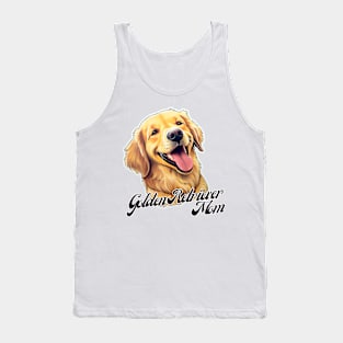 Golden Retriever Mom T-Shirt - Dog Lover Gift, Pet Parent Apparel Tank Top